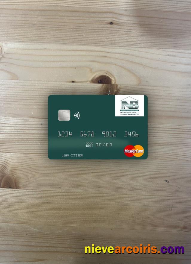 Saint Kitts and Nevis SKNA Bank mastercard photolook